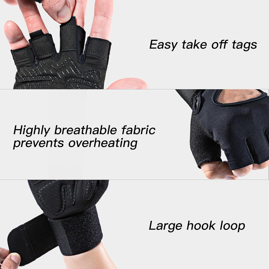 IRONGRIT Guantes de levantamiento de pesas, para hombres y mujeres,...