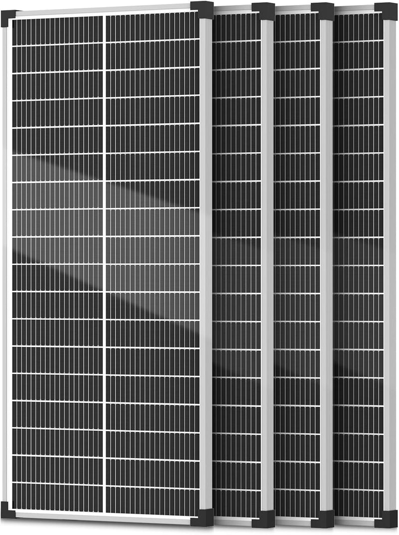 400W Paquete de 4 paneles solares de 100 W 25% tipo N 18BB soldados...