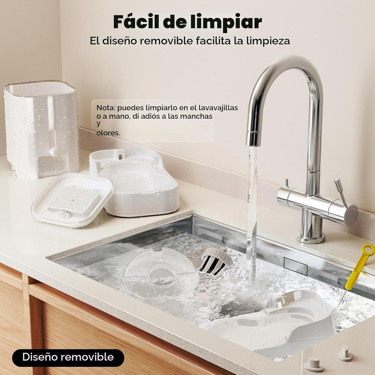 JUNSPOW Juego de alimentador automático para gatos y dispensador de...