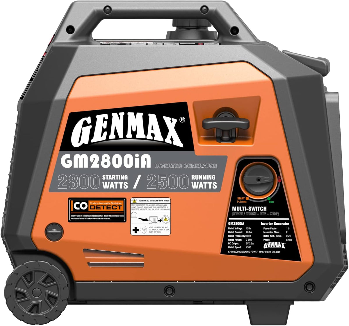 GENMAX Outdoor Power Equipment GM2800iA Generador portátil súper si...