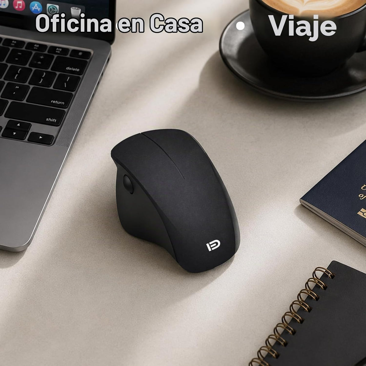 MangoEra Ratón ergonómico inalámbrico, desplazamiento lateral del p...