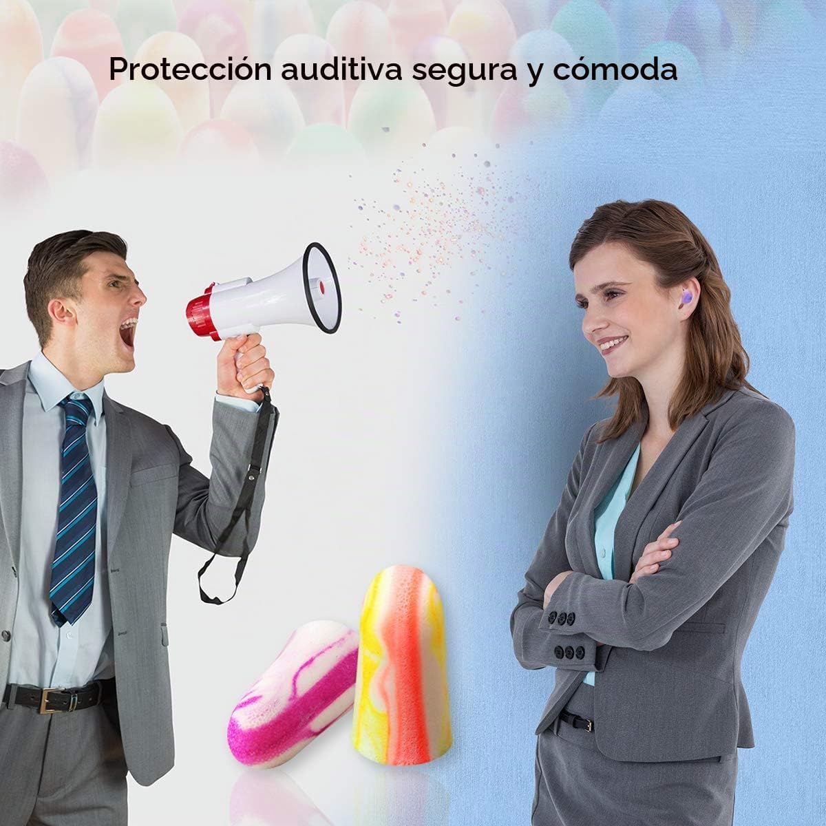 MOLDEX Tapones para los oídos de espuma suave Softies® para dormir,...