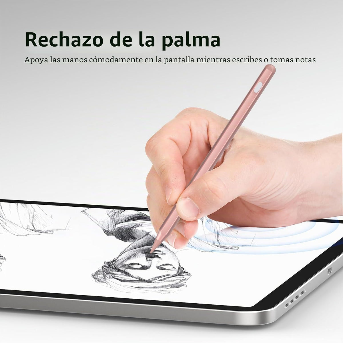 Lápiz óptico para iPad de Apple 2018-2026, 2 iPencil de carga rápid...