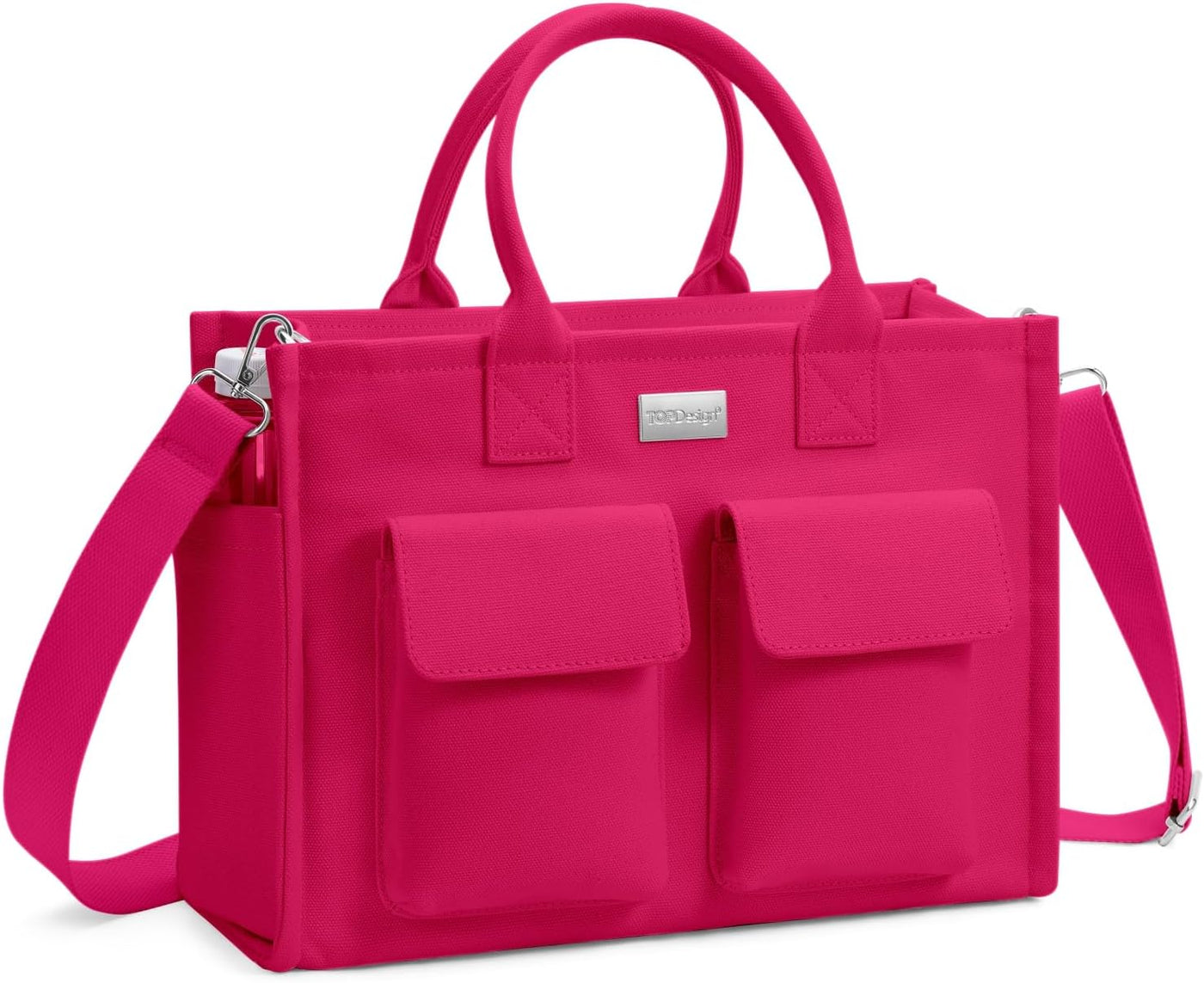 TOPDesign Bolso de Lona Resistente para Mujer, Bolso Bandolera\/de...