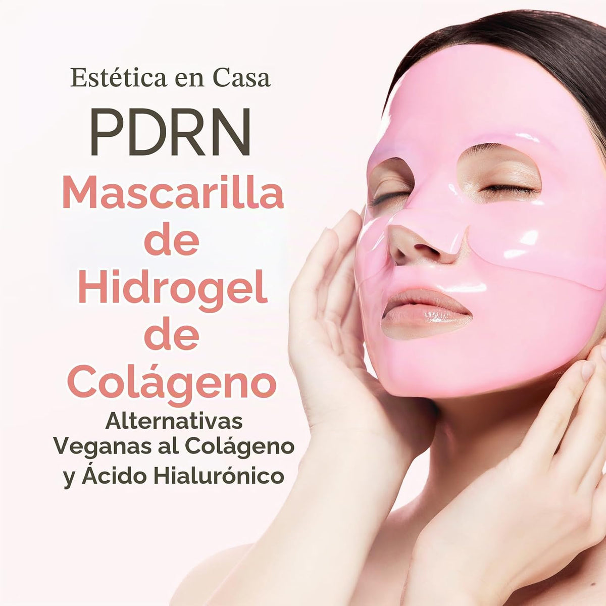 The Face Shop Rose PDRN - Máscara facial de colágeno rosa, esencial...