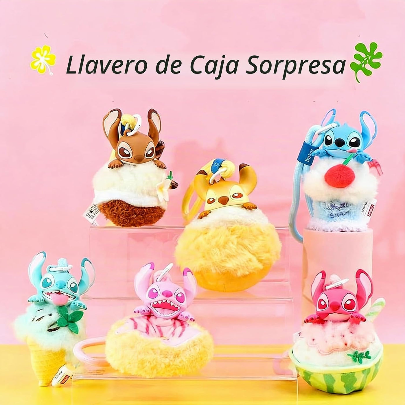 MINISO Disney Stitch Food Vinilo Felpa Caja Ciega - Juguetes para B...