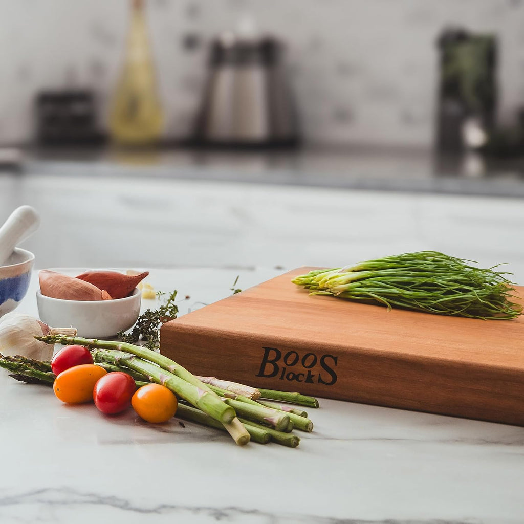 John Boos R-Board Series Tabla de cortar rectangular de madera de c...