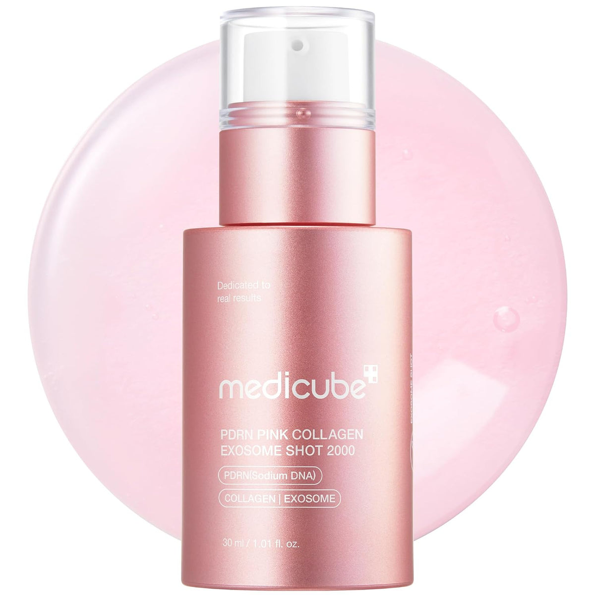 medicube Exosome Shot PDRN Pink Collagen 2000 PPM Suero facial de e...
