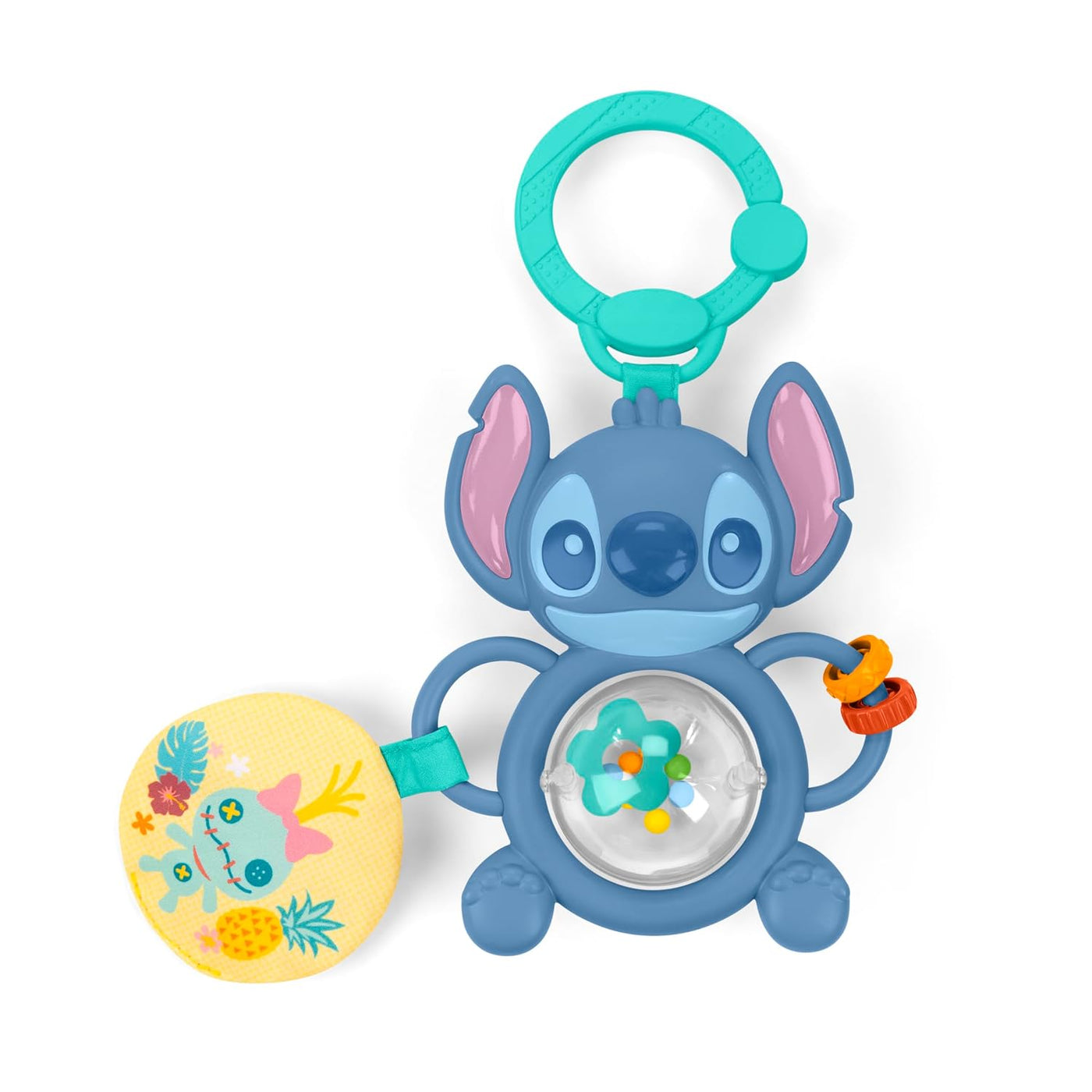 Bright Starts Disney Baby Stitch Tummy Tumble - Juguete giratorio p...