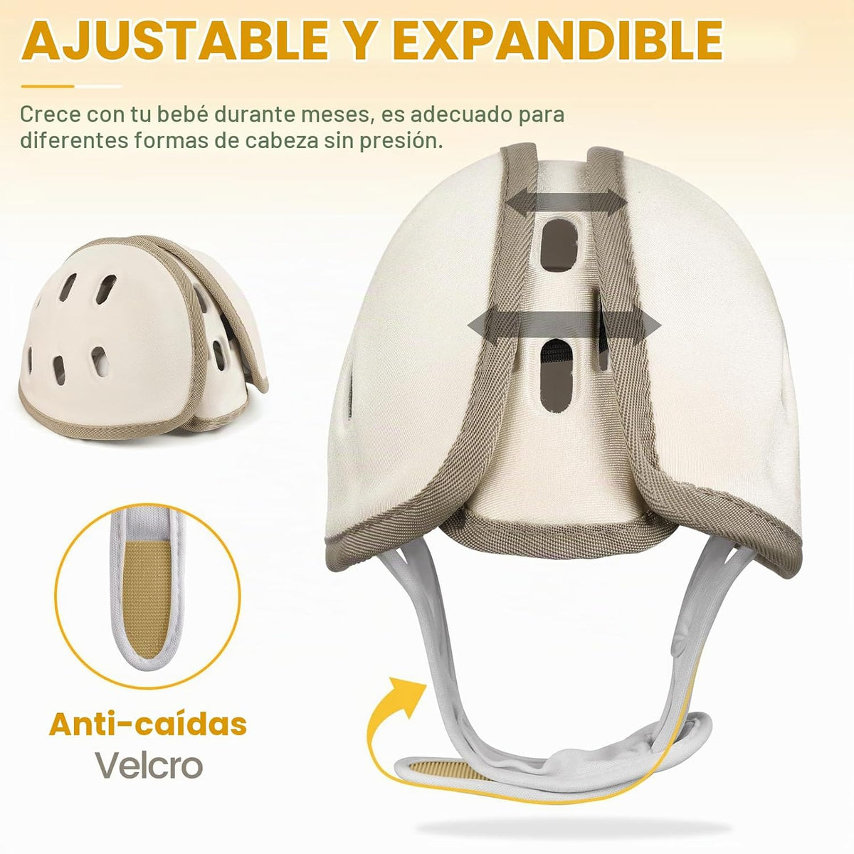 Protector de cabeza de bebé, casco infantil para gatear y caminar d...