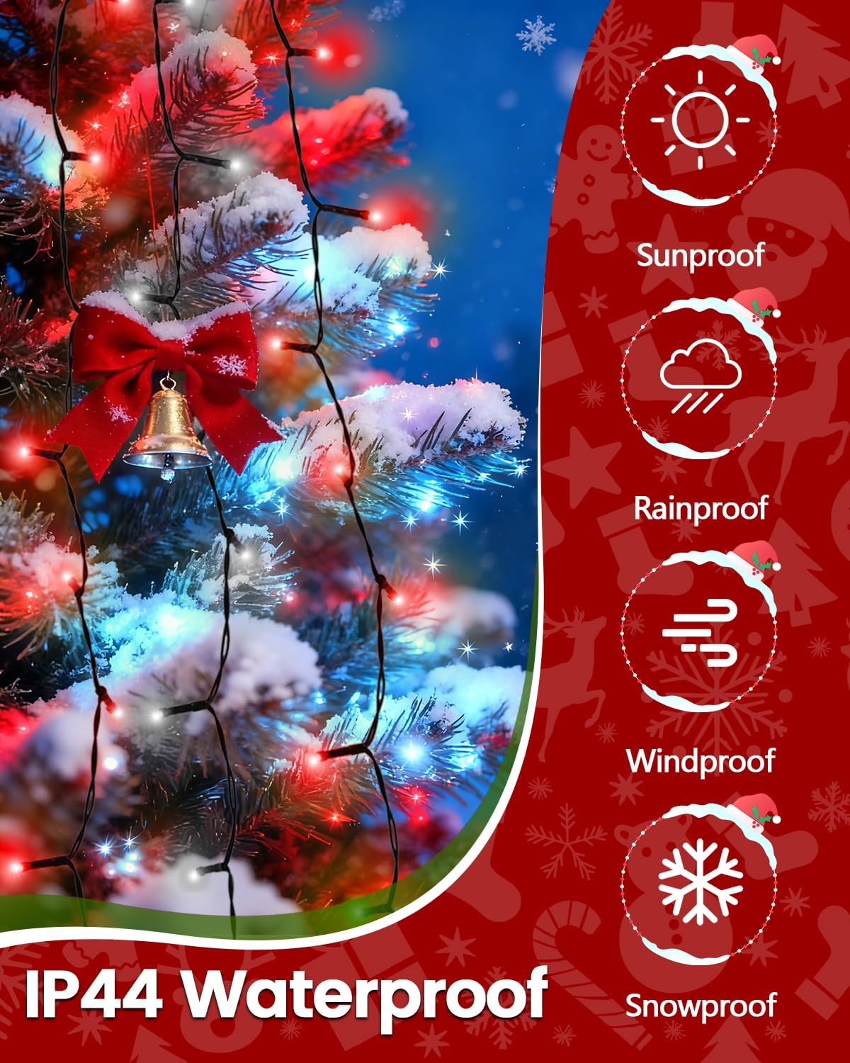 Nuevas Luces para Árbol de Navidad 2025 para Interiores con Control...