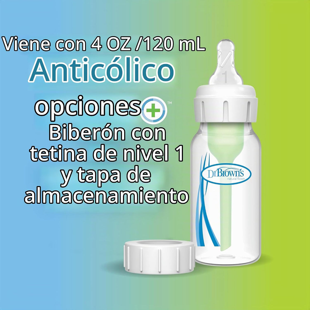 Dr. Brown's Extractor de leche de una pieza de silicona 100% si...
