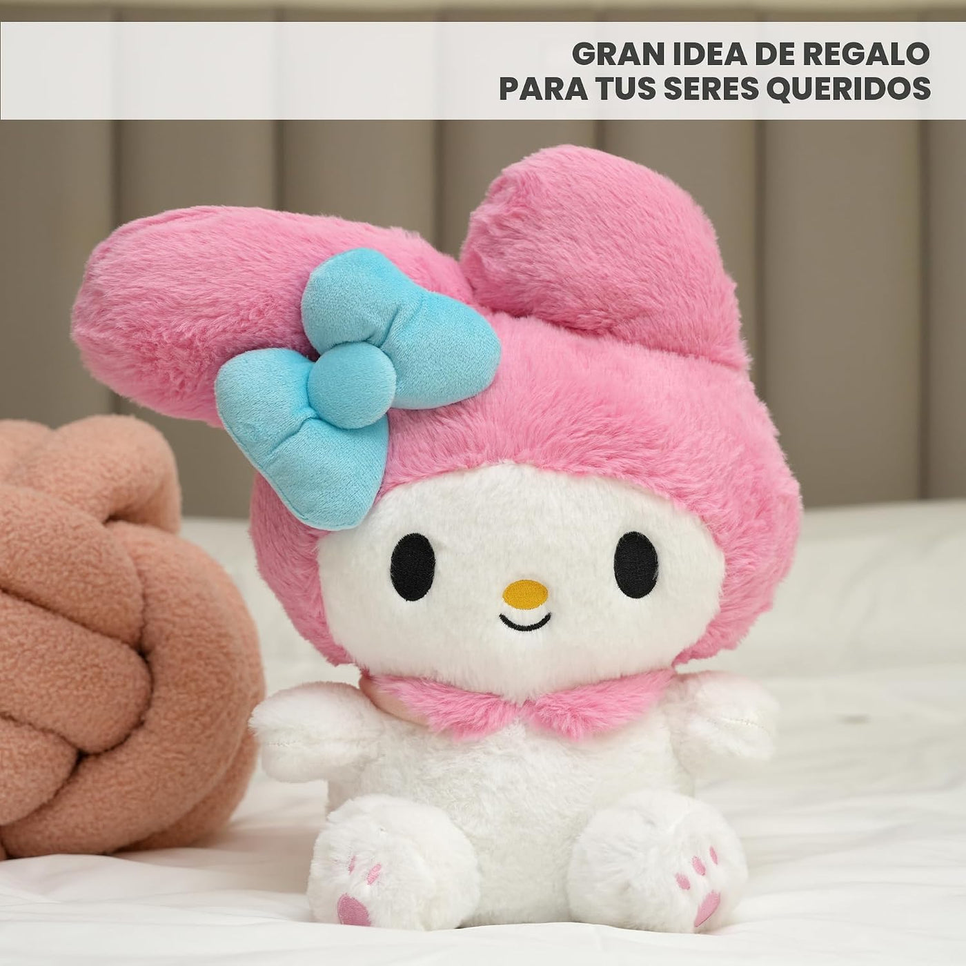 Juju - Peluche Kawaii rosa (12 pulgadas), lindos animales de peluch...