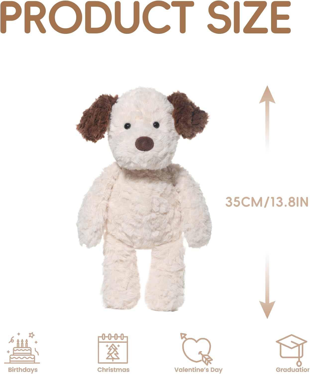 Niceween Animales de Peluche Adorables Juguetes de Peluche de Perro...