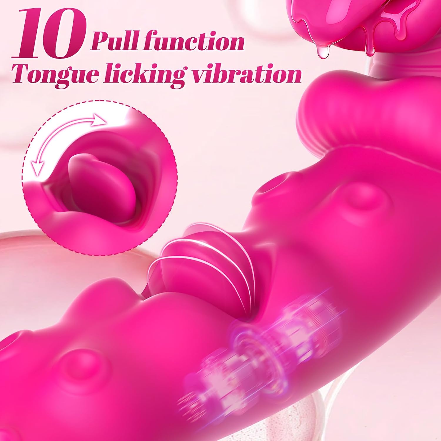 Tuaieu - Vibrador 3 en 1 para parejas, juguetes sexuales para mujer...