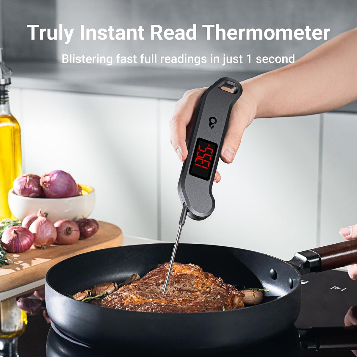 ThermoMaven Termómetro digital profesional para carne de 1 segundo,...