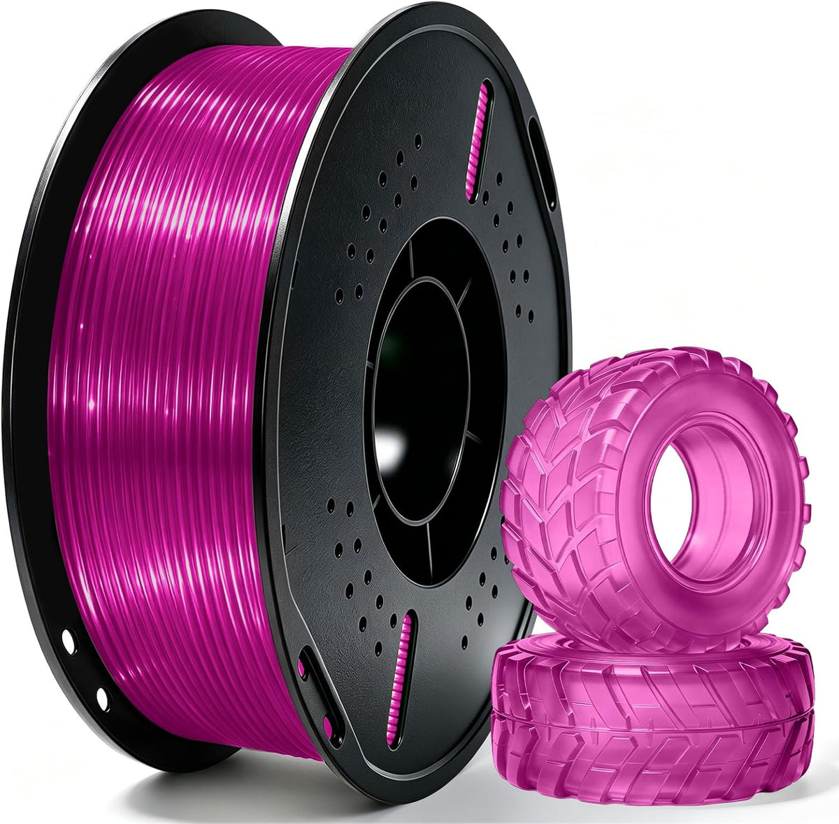 Colourbing Filamento flexible de TPU 95A para impresora 3D, suave y...