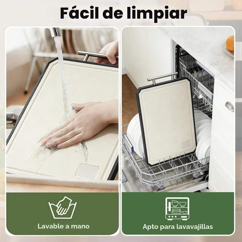 Tabla de cortar de titanio para cocina, tabla de cortar de titanio...