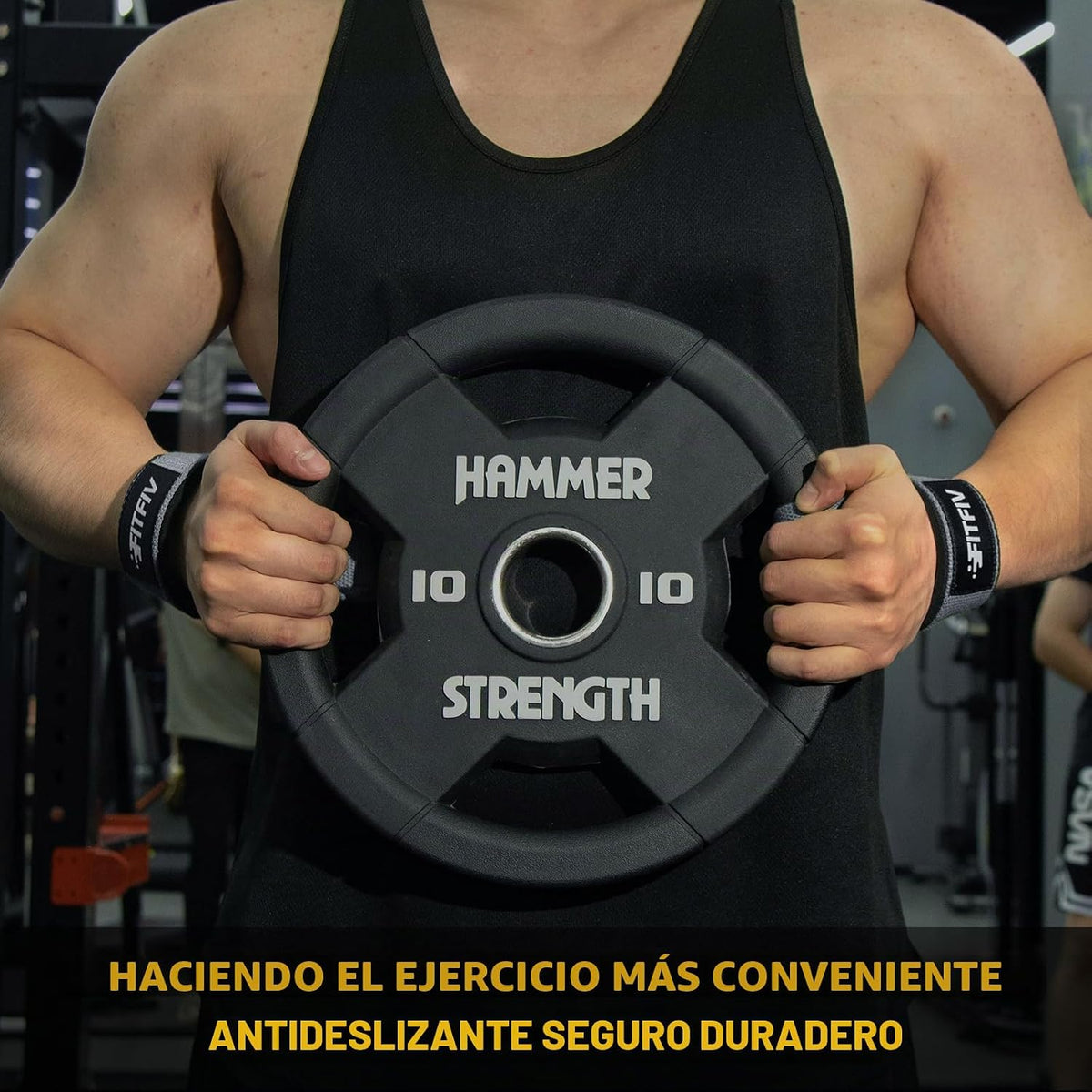 FITFIV Correas de levantamiento para levantamiento de pesas, correa...