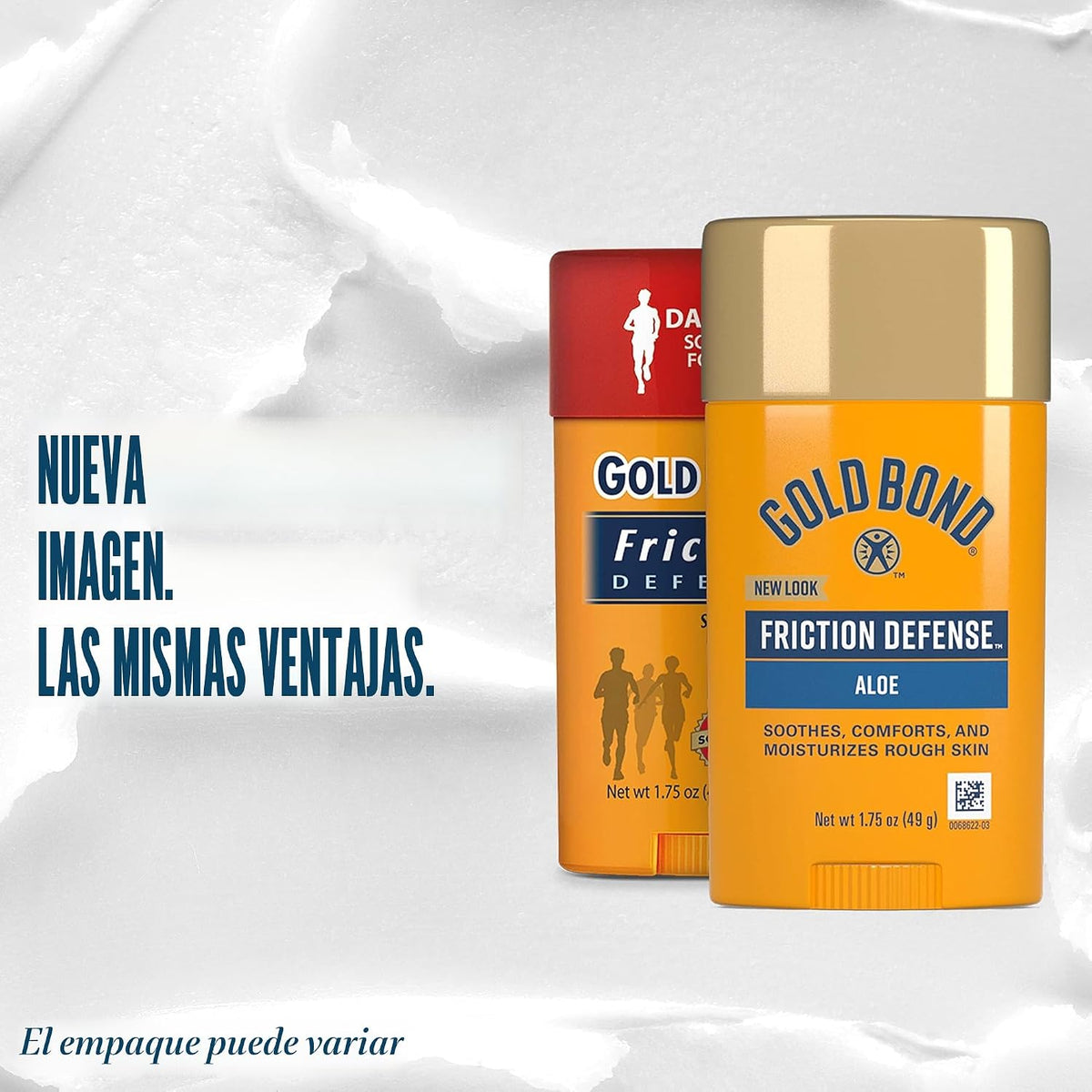Barra de defensa contra la fricción Gold Bond con aloe | Previene r...