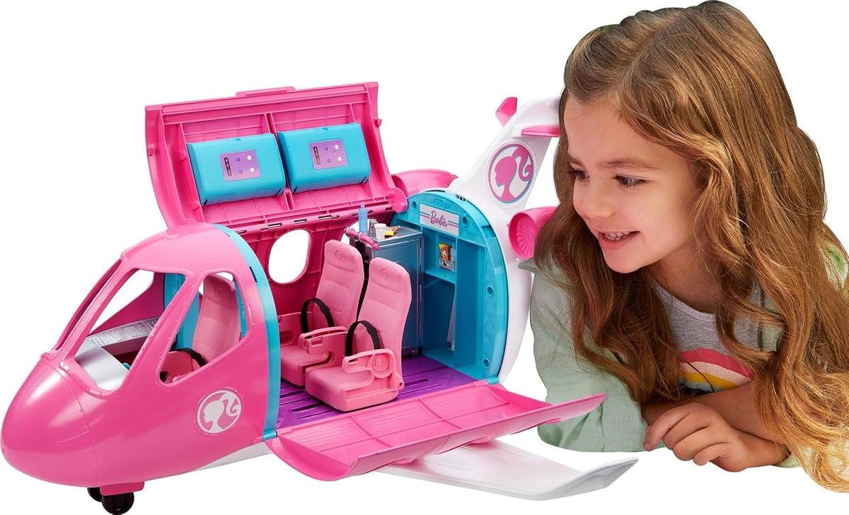 Barbie Dreamplane - Juguetes de avión | Más de 15 accesorios que in...