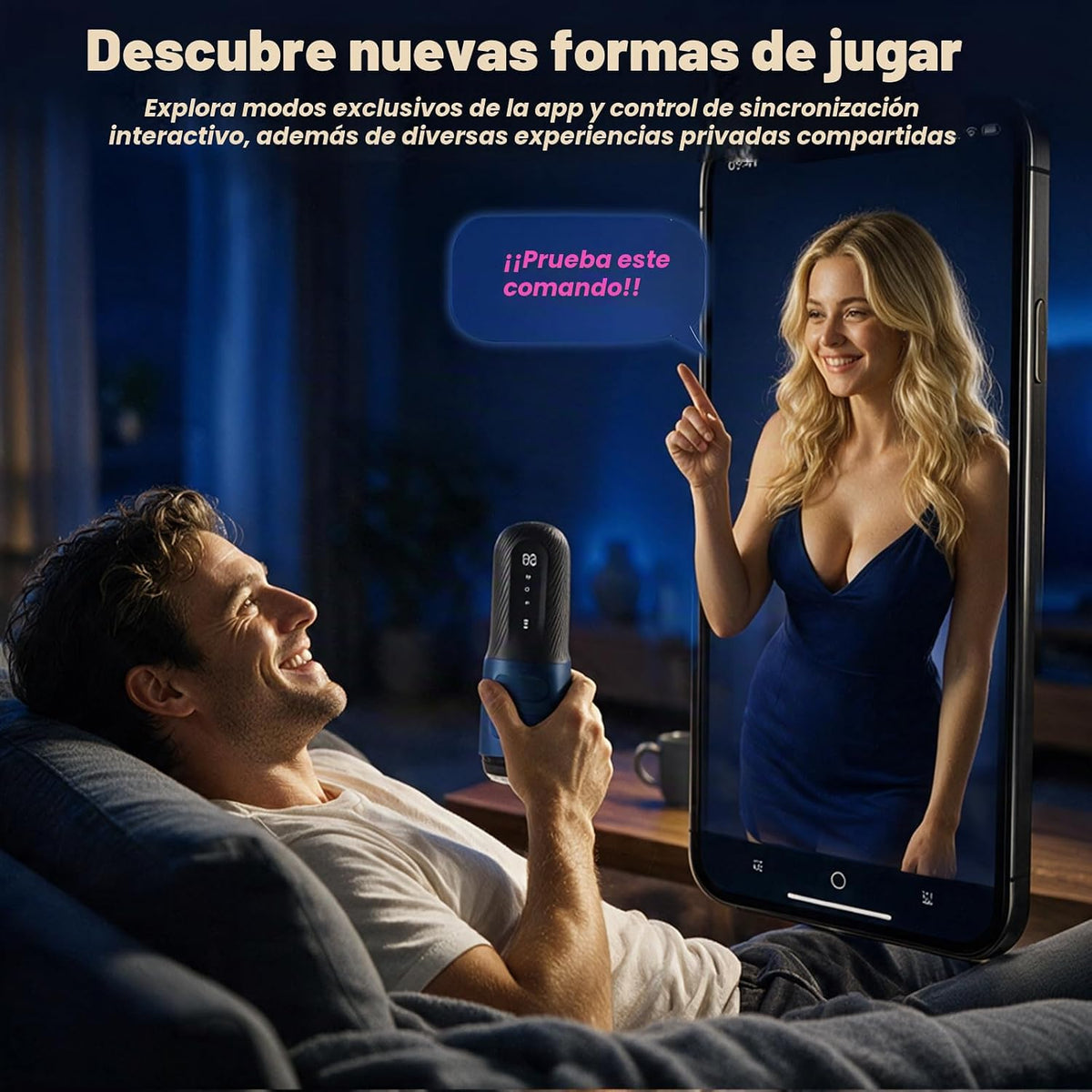 ZEMALIA APP Masturbador masculino automático Juguetes sexuales para...