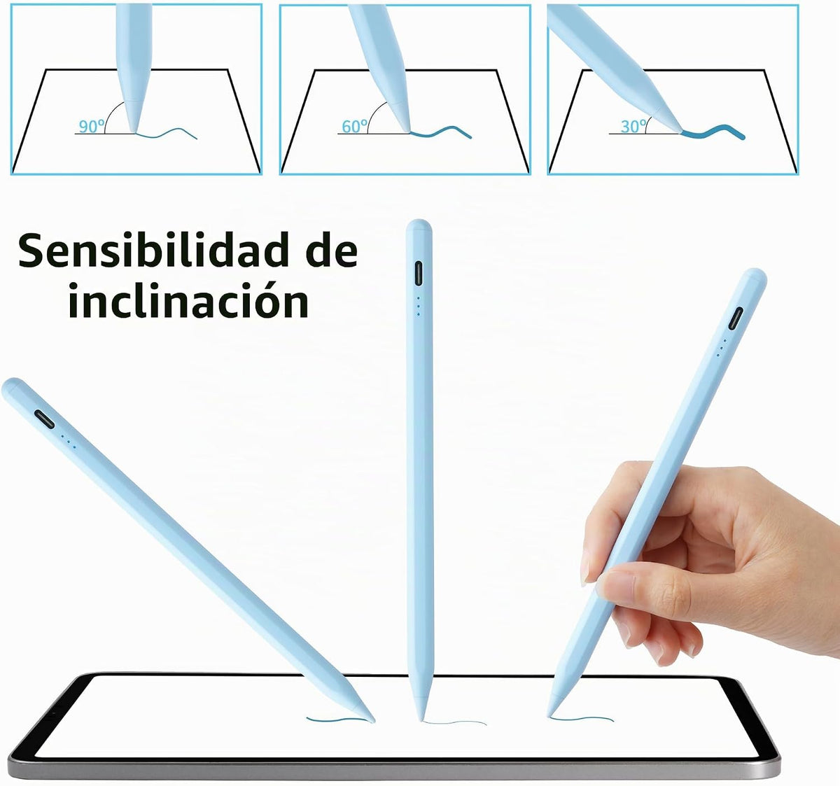 Lápiz óptico para iPad A16 11ª 10ª 9ª 8ª 7ª 6ª generación, iPad Pro...