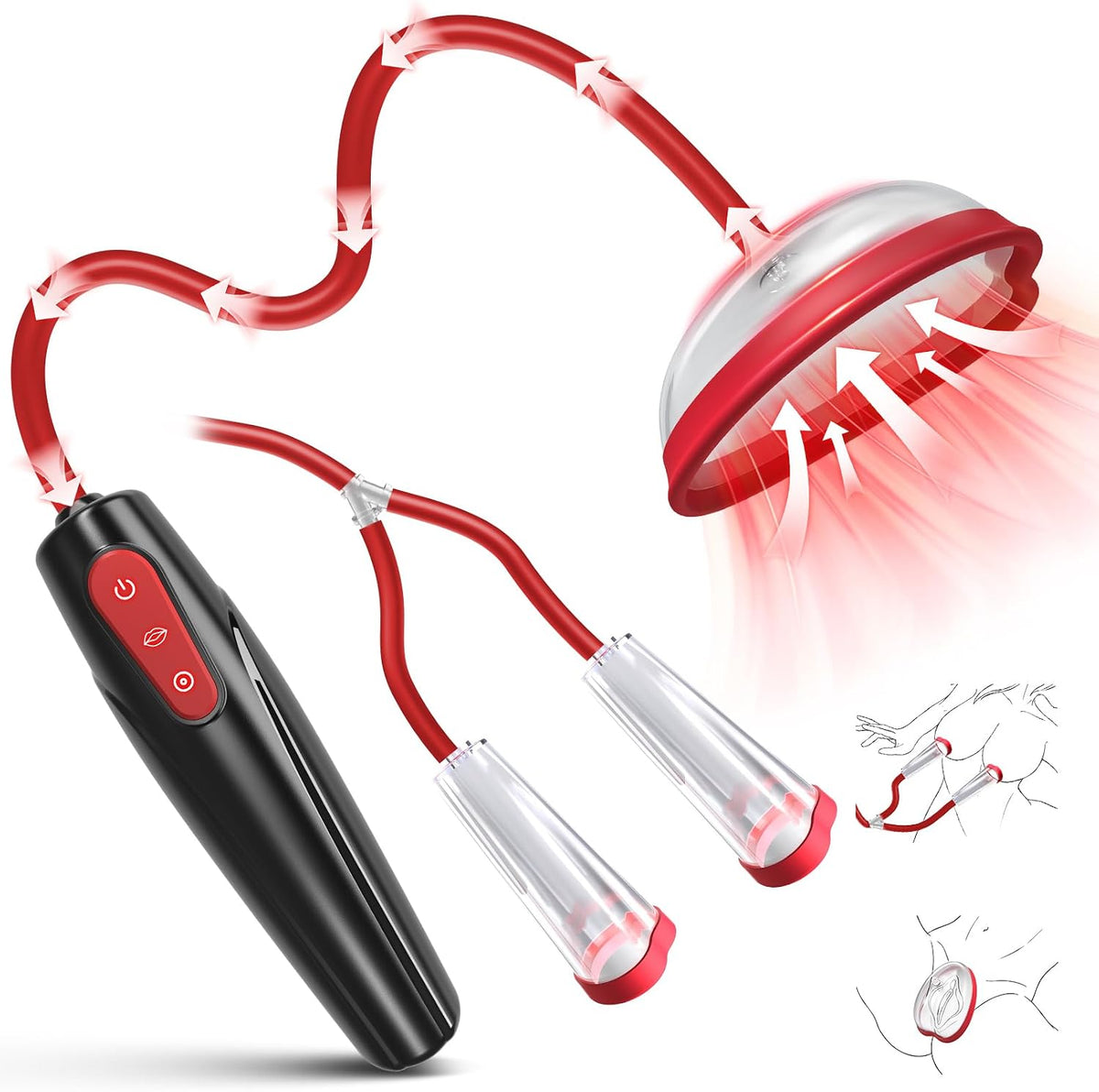 Bomba de Coño Juguetes Sexuales para Adultos - Kit de Juguetes BDSM...