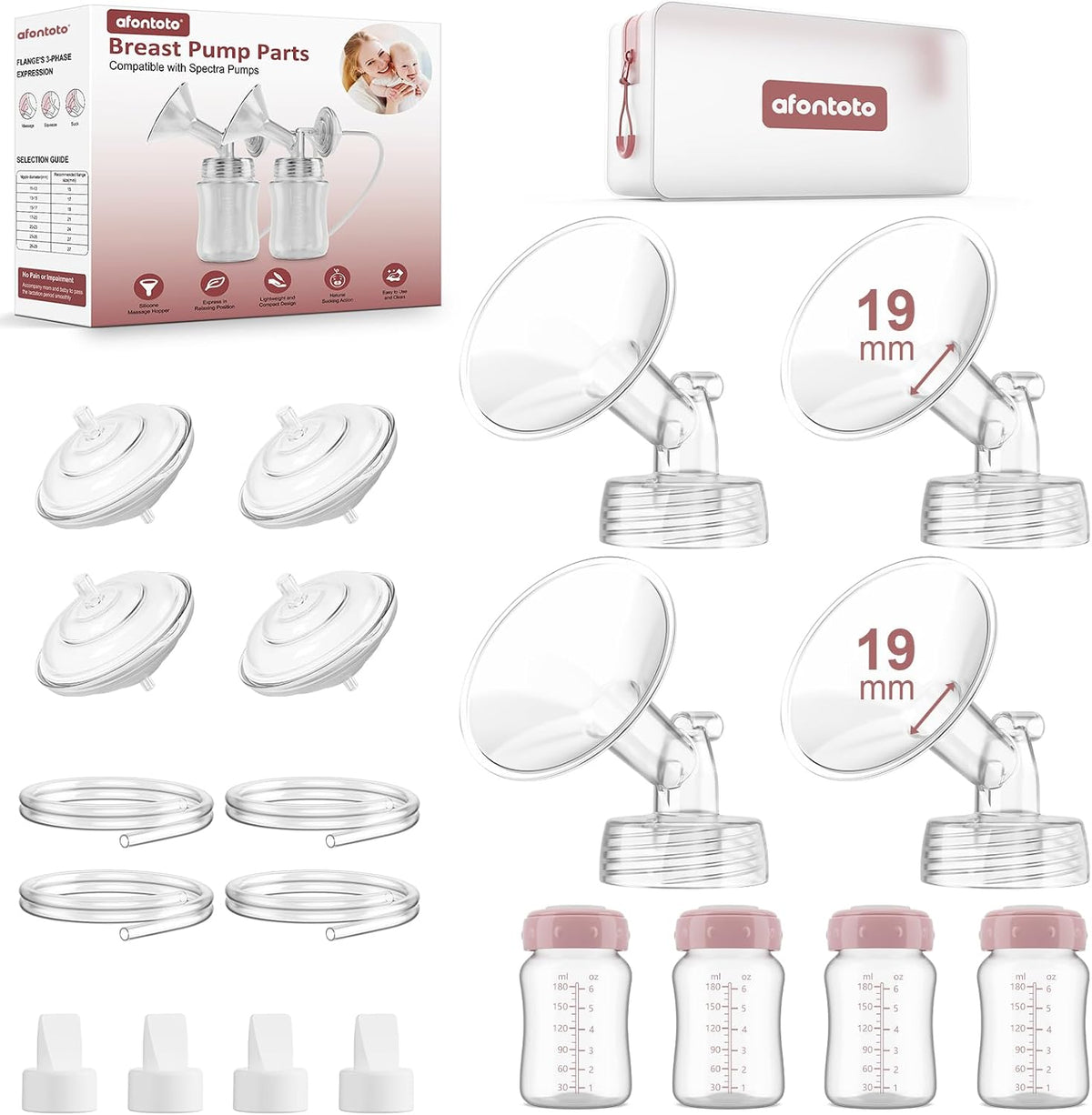Piezas de bomba compatibles con el extractor de leche Spectra S1\/S...