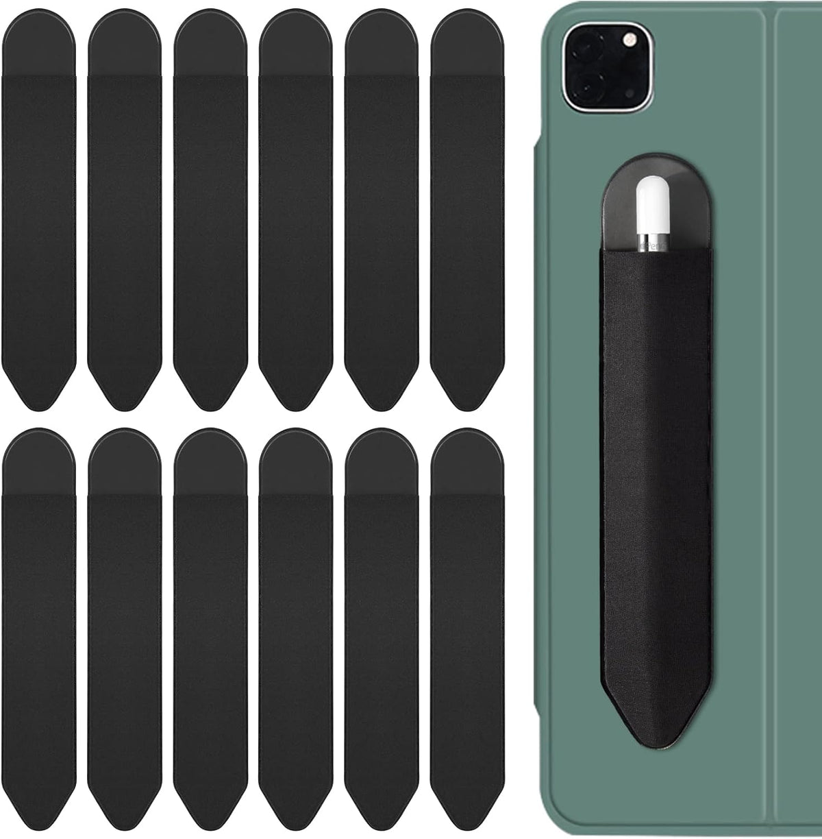 XLDLQU Paquete de 12 fundas adhesivas para lápices Apple Pencil (1ª...