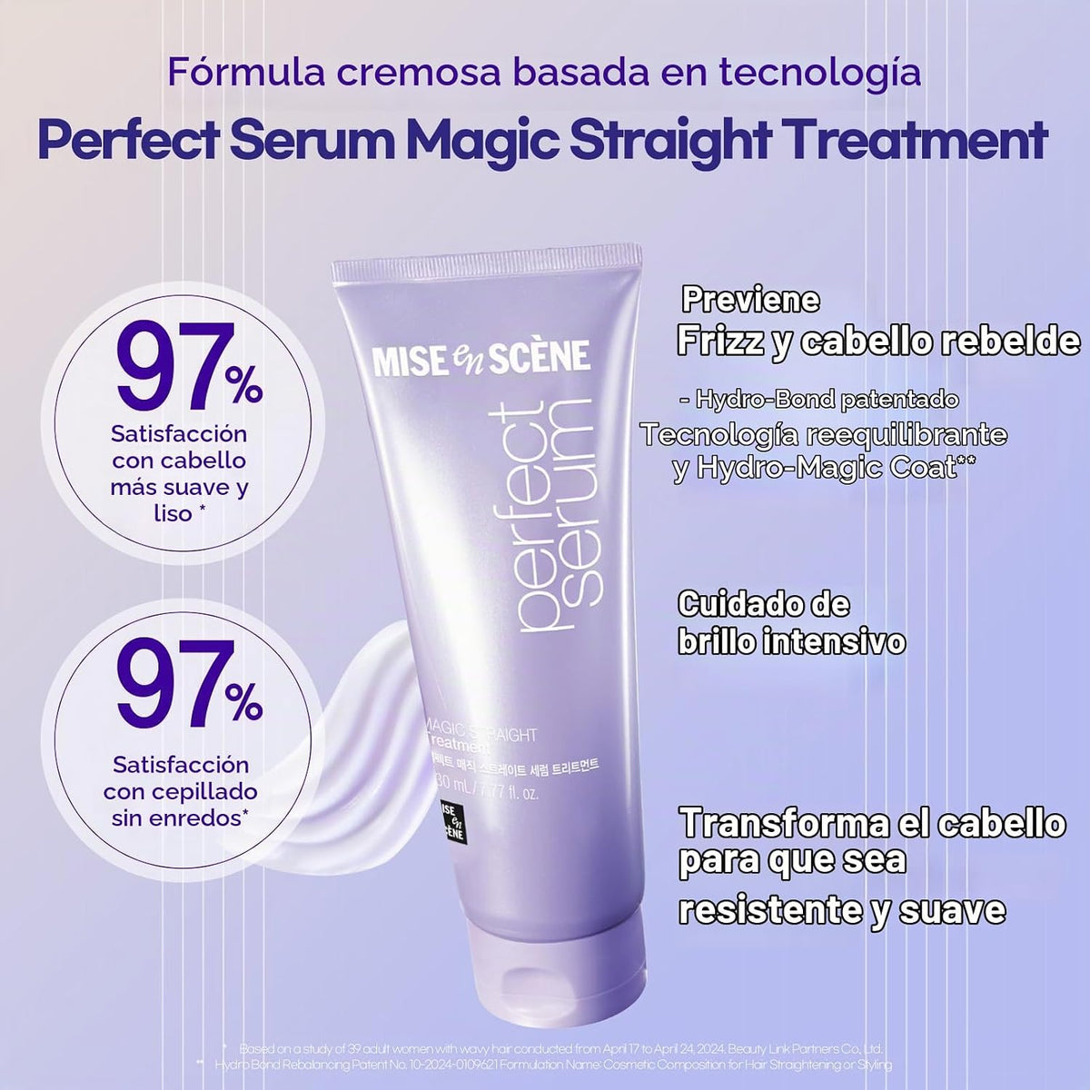 Mise En Scene Kit de viaje Magic Straigth Serum para el cuidado del...