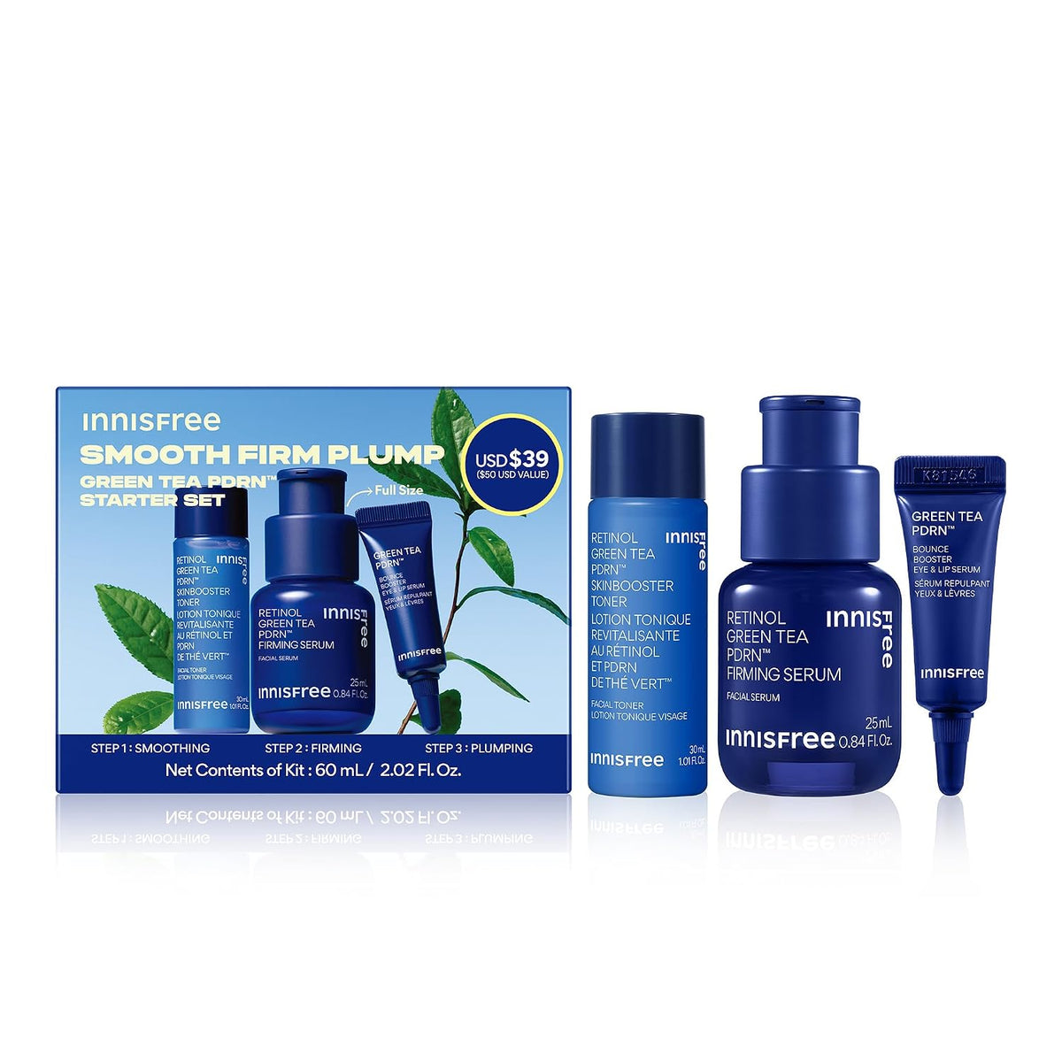 innisfree Suero PDRN de té verde | Cuidado de la piel coreano con r...