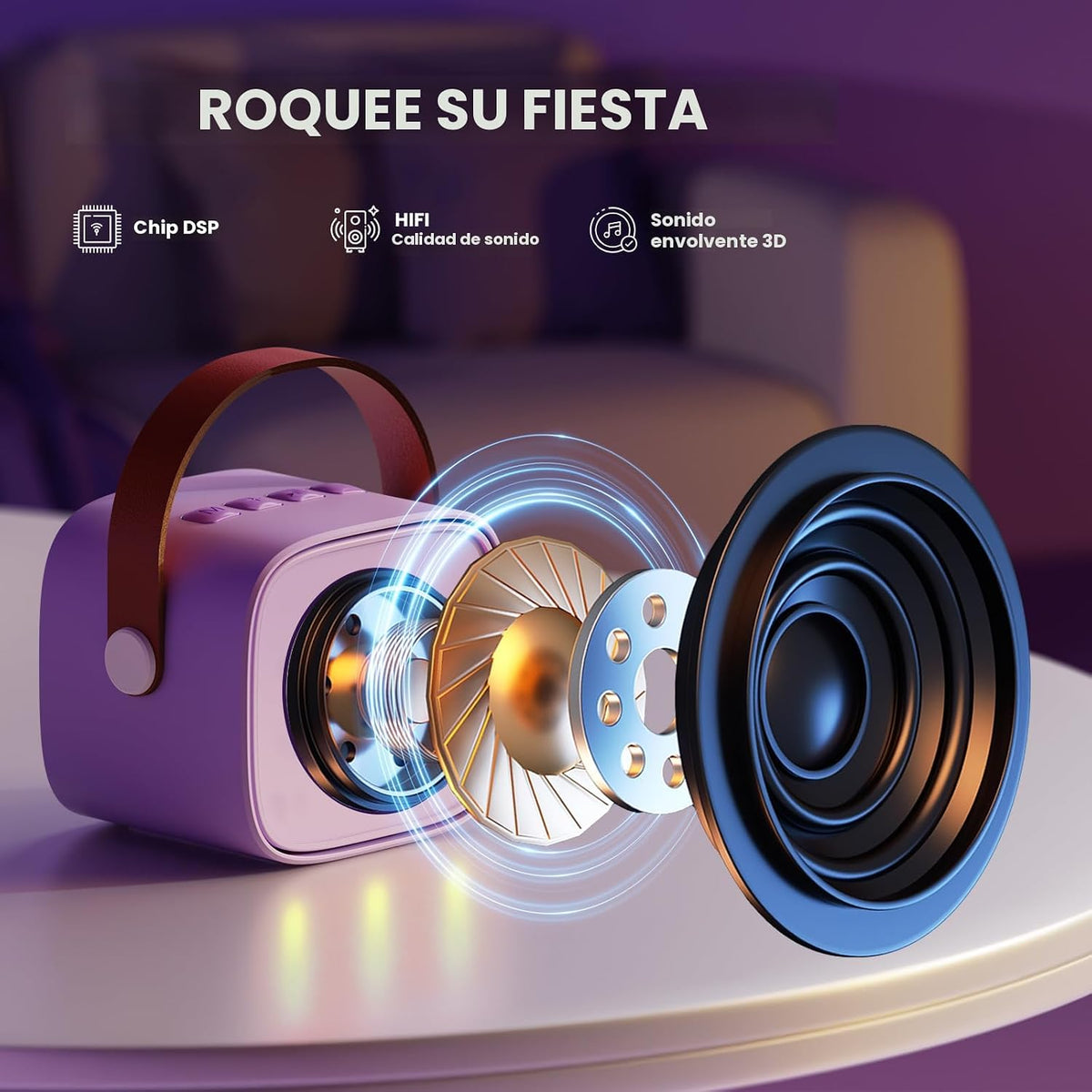 YLL - Máquina de karaoke para niños, regalos de cumpleaños para niñ...