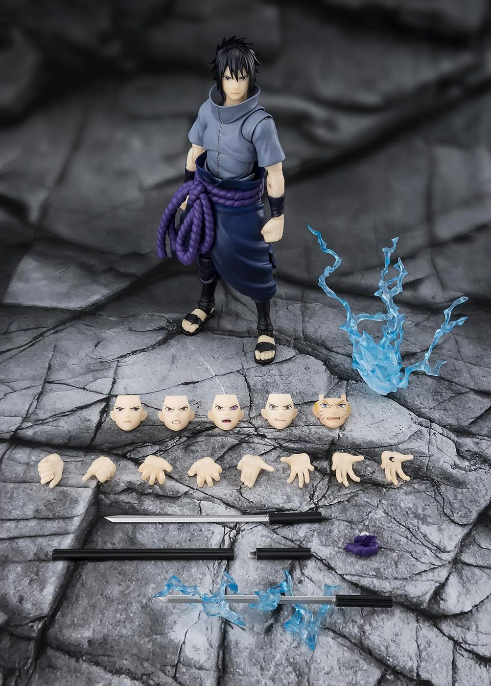 TAMASHII NATIONS - Naruto - Sasuke Uchiha -Solidary Shinobi- Figura...