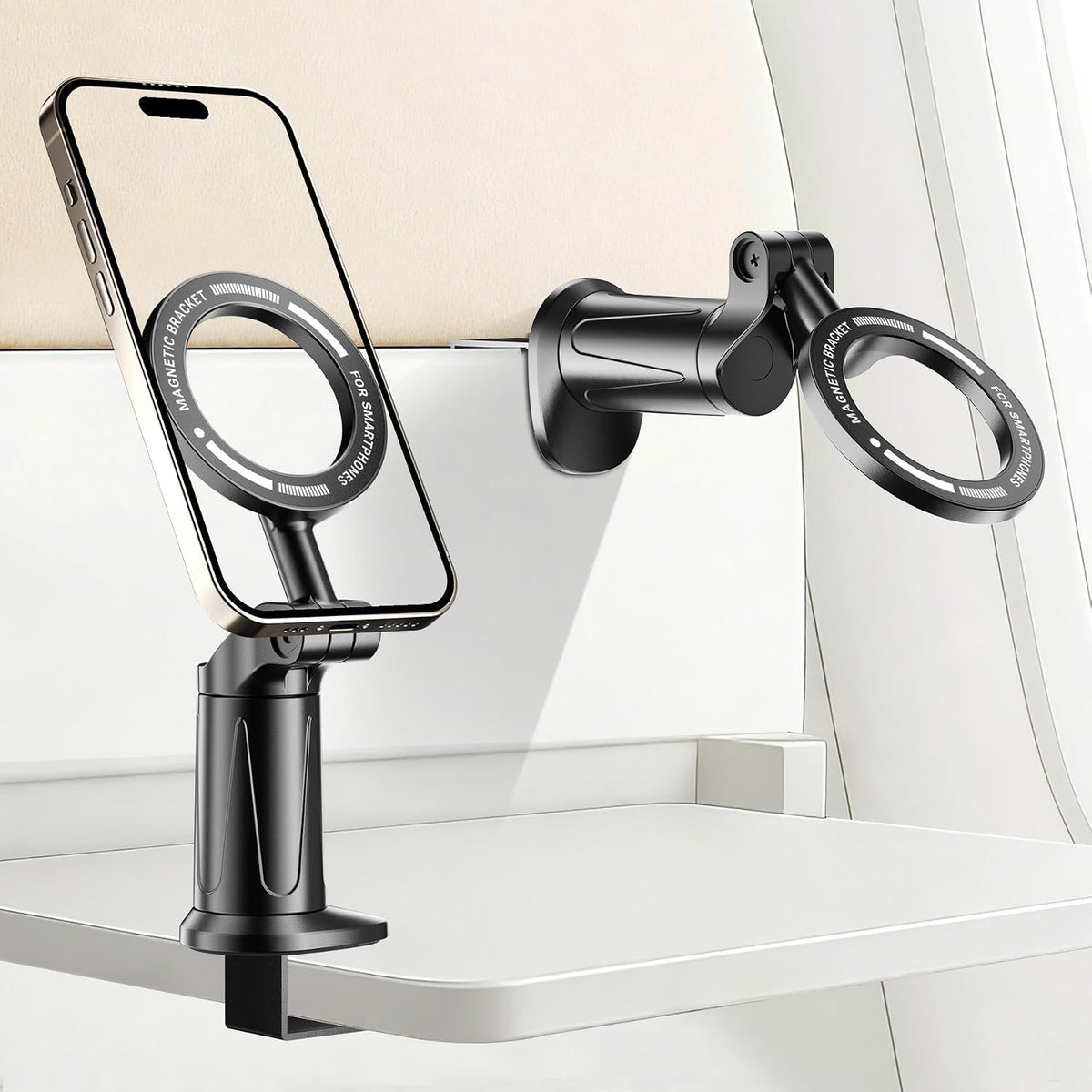 Soporte de teléfono de avión para MagSafe, soporte magnético univer...