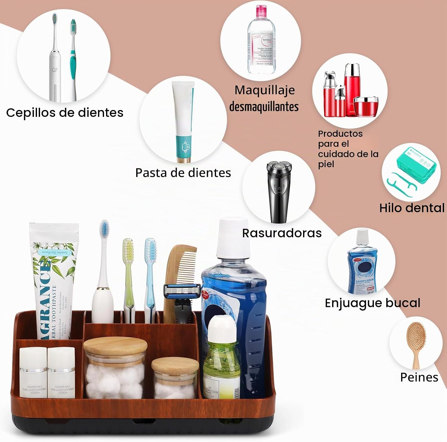 GFWARE Decoración y accesorios de baño \u2013 Cepillo de dientes el...