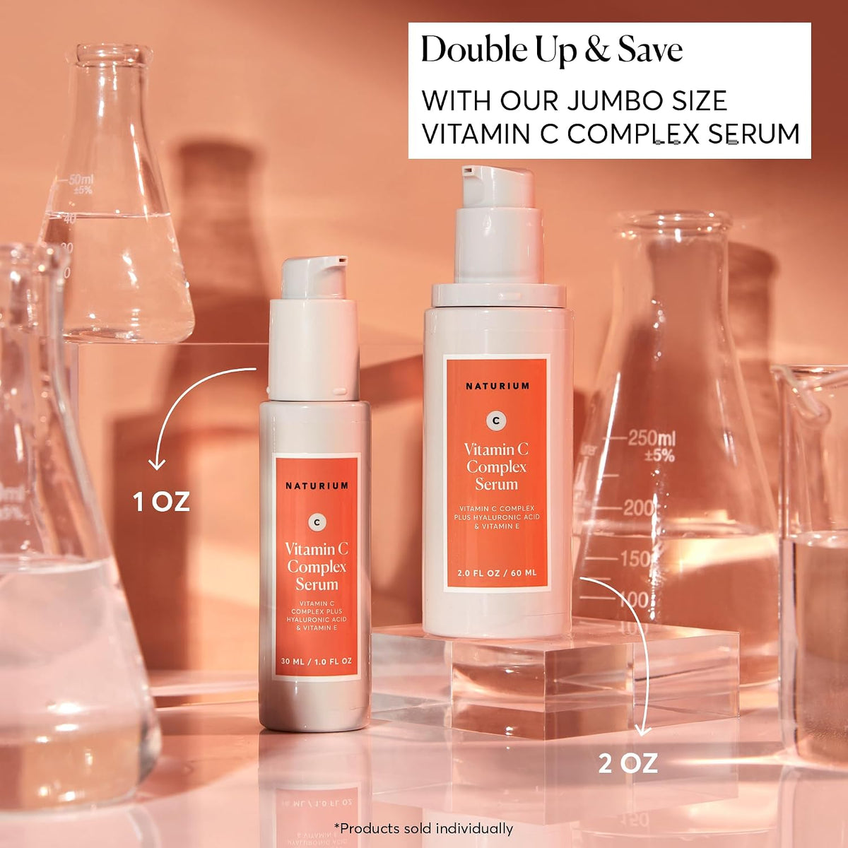Naturium Suero facial complejo de vitamina C, tratamiento facial an...