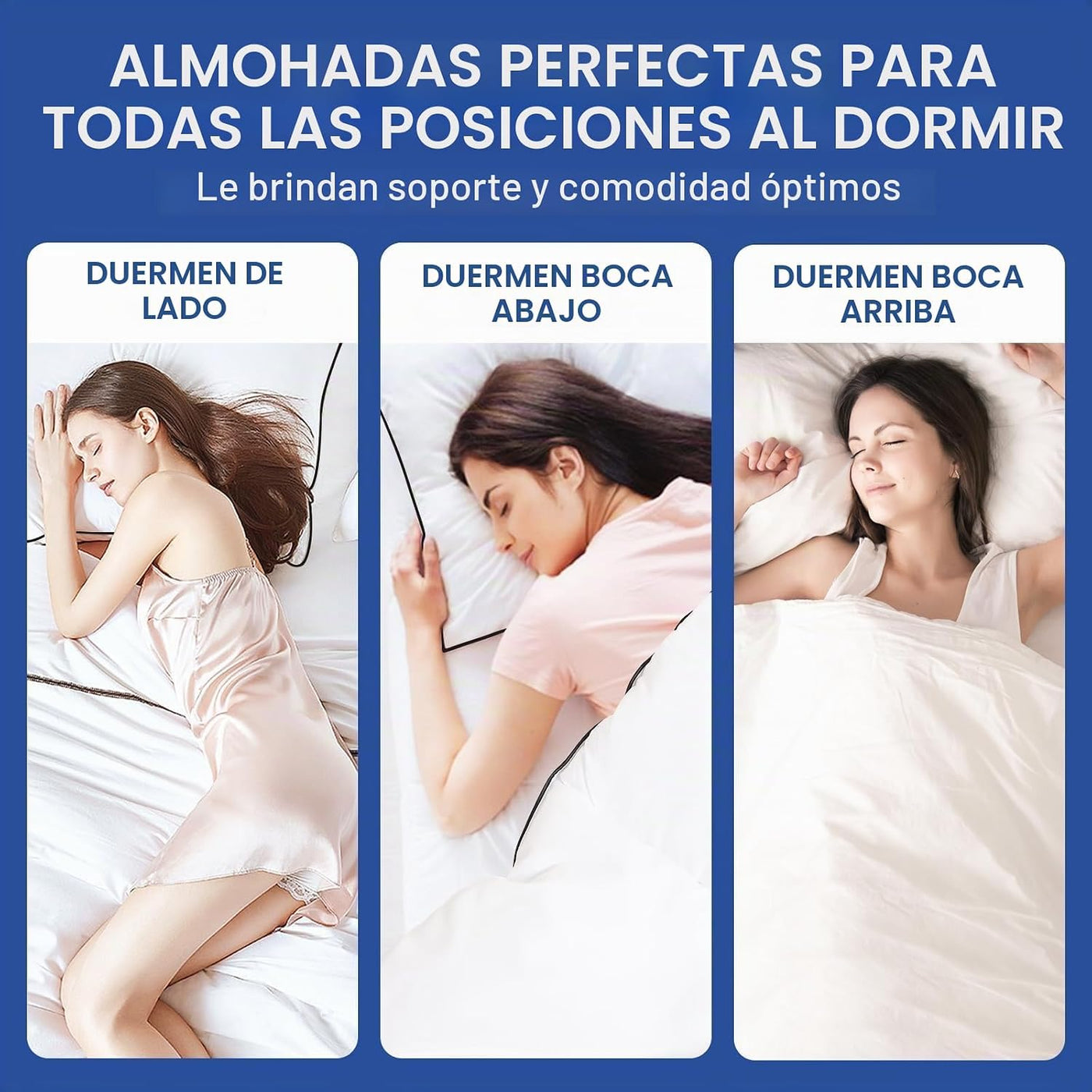 Almohadas Premium de Tamaño Queen, Juego de 2, Almohadas de Cama de...