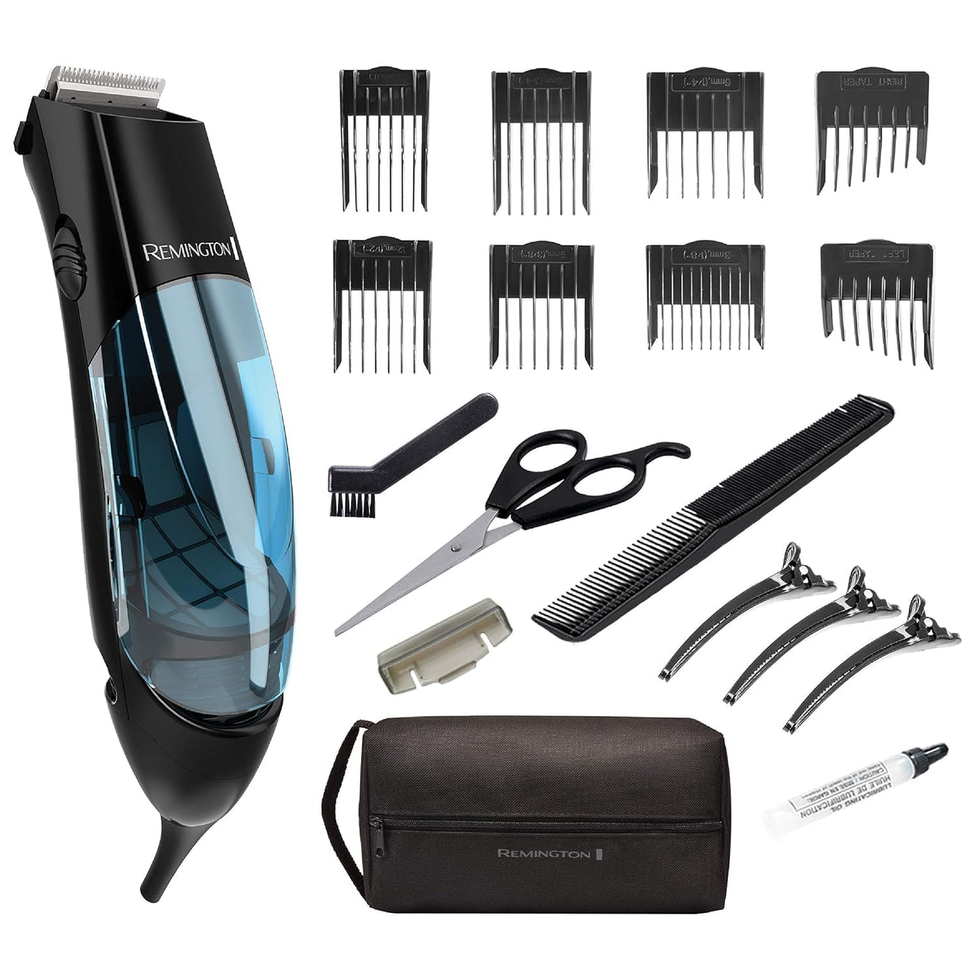Remington Cortadora de pelo al vacío para hombres, kit de corte de...