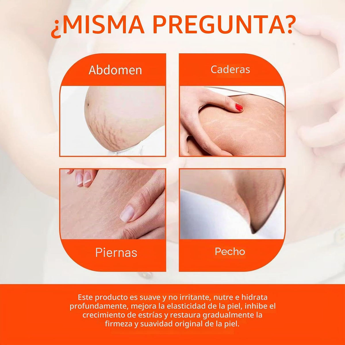 Crema para Eliminar Estrías y Cicatrices para el Embarazo - Reparac...