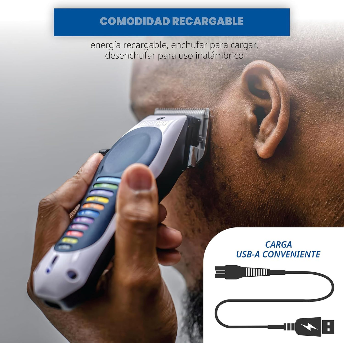 Wahl Cortapelos inalámbricos recargables de iones de litio Color Pr...