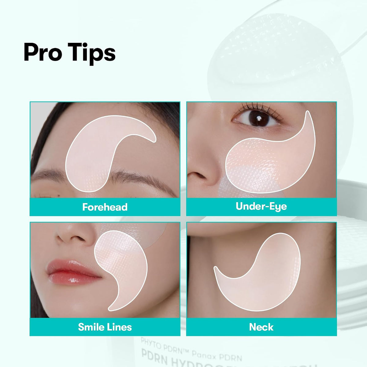 VT COSMETICS Parche para ojos de hidrogel PDRN (60 parches\/30 pare...