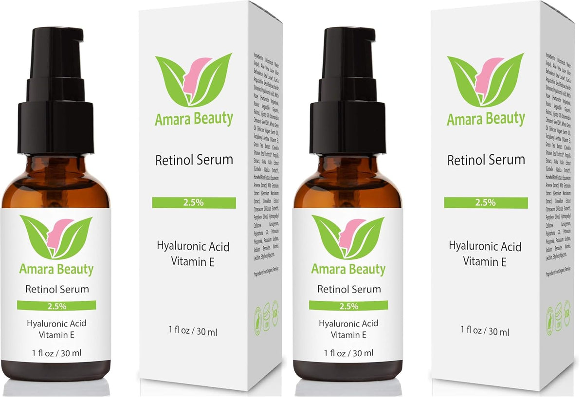 Suero de retinol al 2.5% con ácido hialurónico y vitamina E, 1 fl....