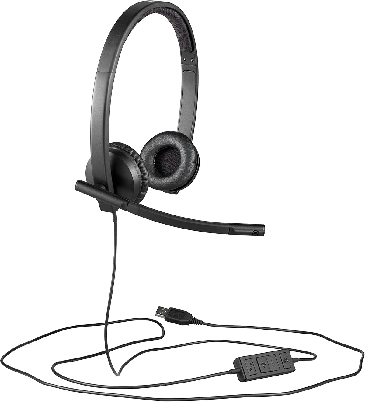 Logitech Auriculares estéreo H570e con micrófono de cancelación de...