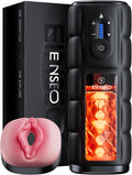 EINSEO Masturbador masculino juguete sexual para hombres, coño de b...
