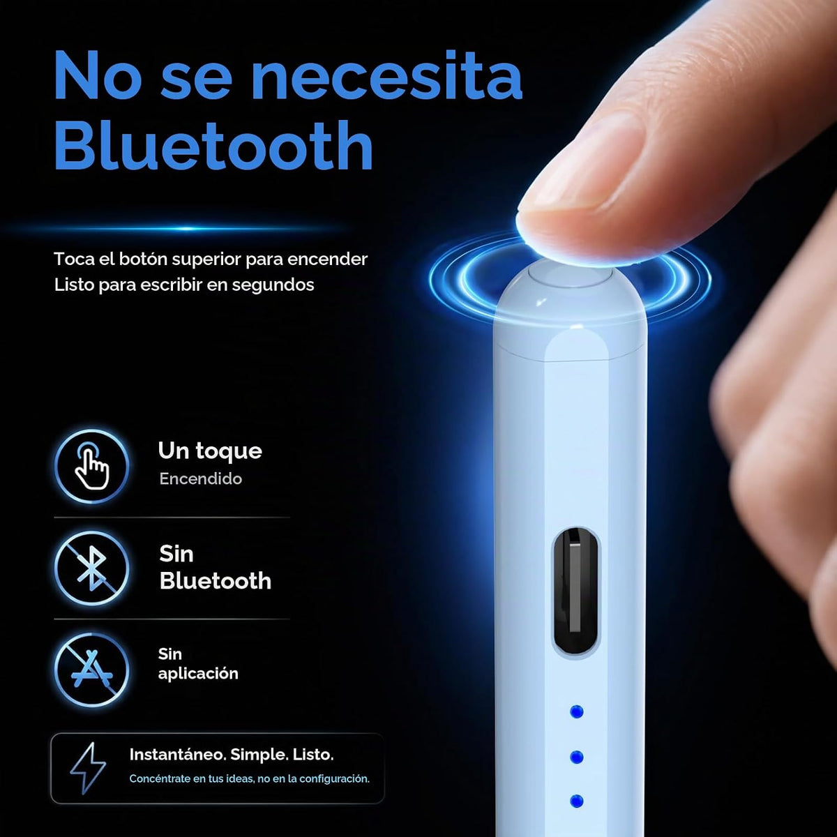 HATOKU Stylus Pen para Apple iPad 2018-2026 para tomar notas y dibu...