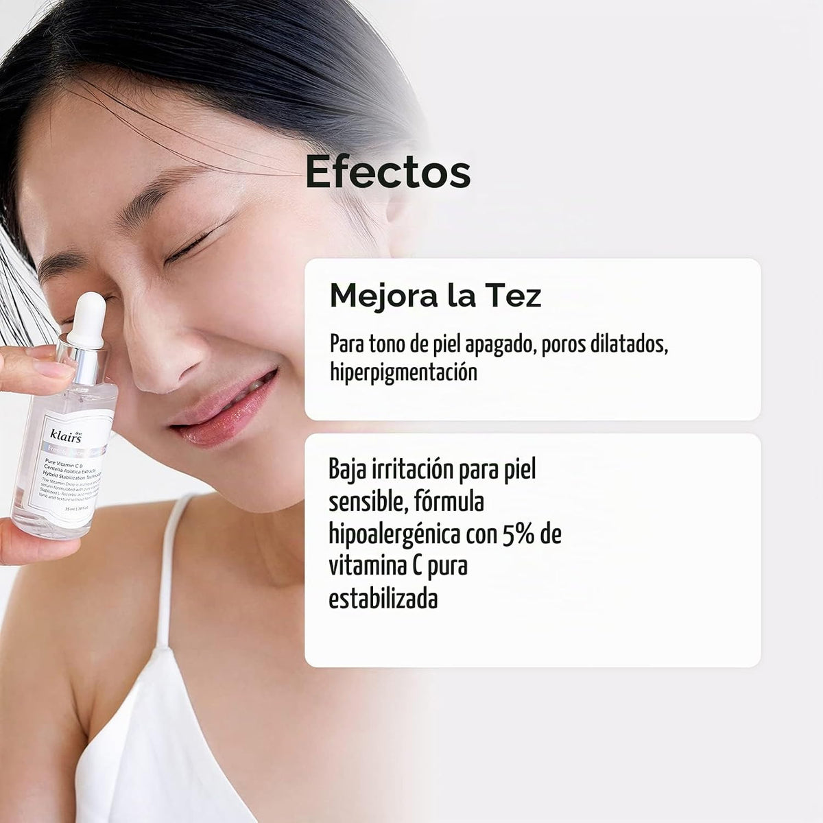DearKlairs EGF Blue Drop + 5% Vitamina Drop Set, suero acuoso corea...