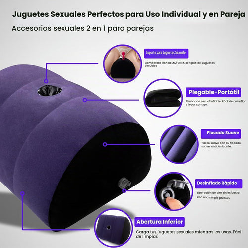 Almohada inflable para consolador, juguetes sexuales para mujeres,...
