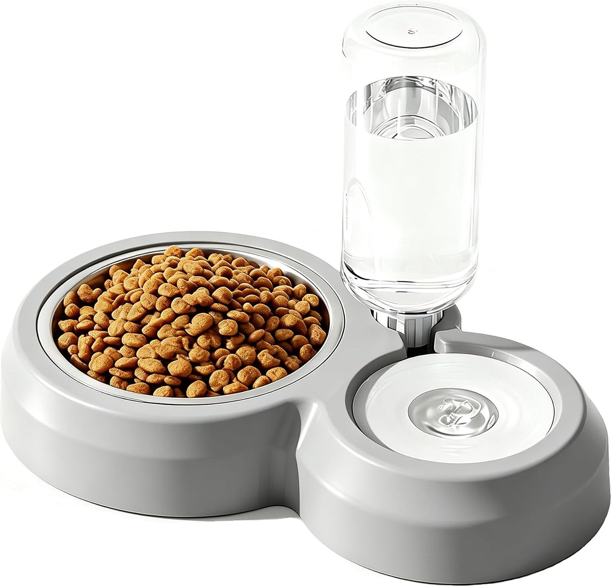 YSHOME&amp;PET Juego de cuencos dobles para perros, comida y agua p...