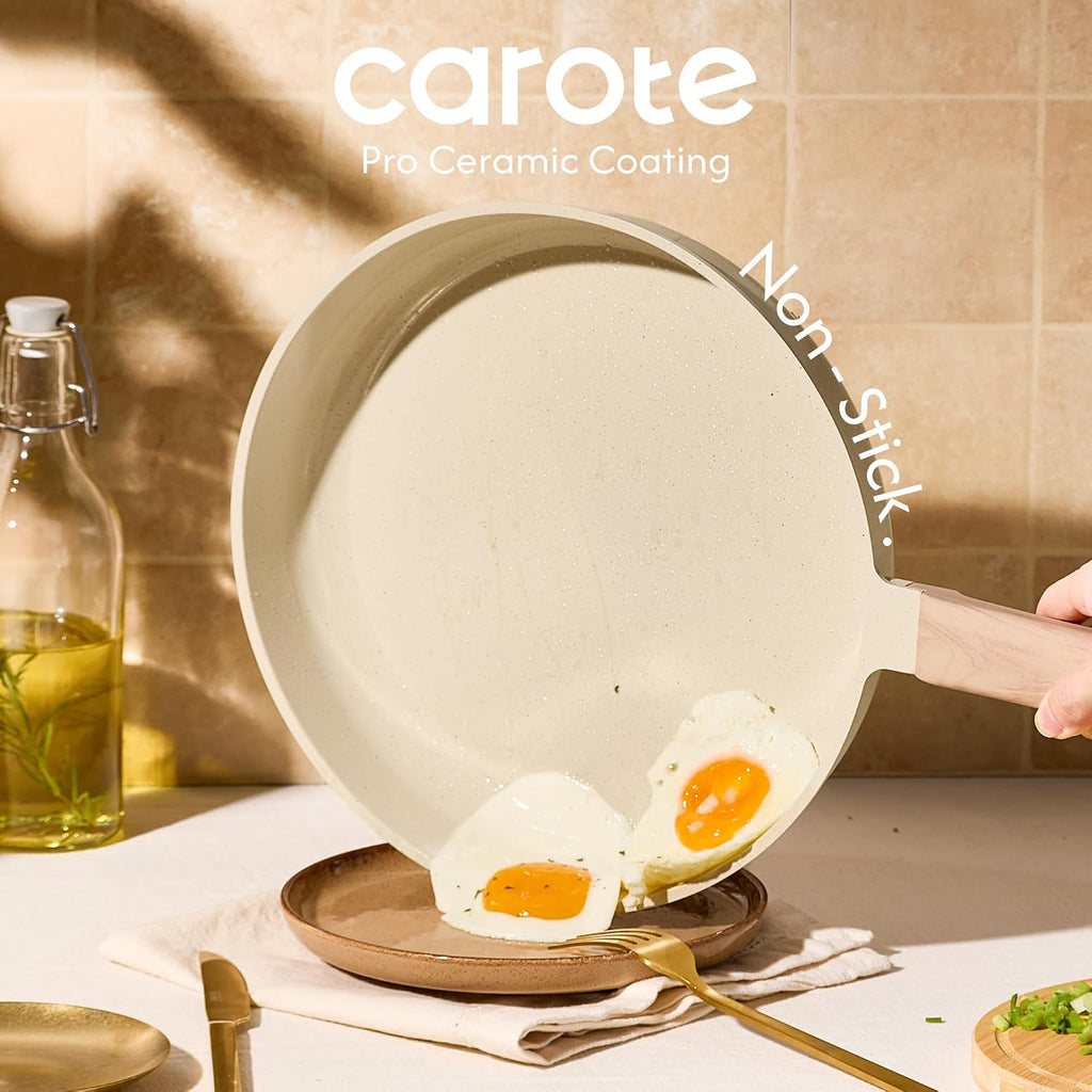 CAROTE Juego de ollas y sartenes, juego de utensilios de cocina de...